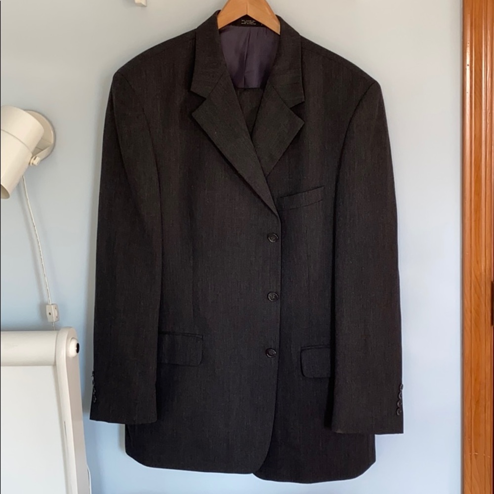 Andre Villord Paris Men’s Gray Suit 46L w/pants